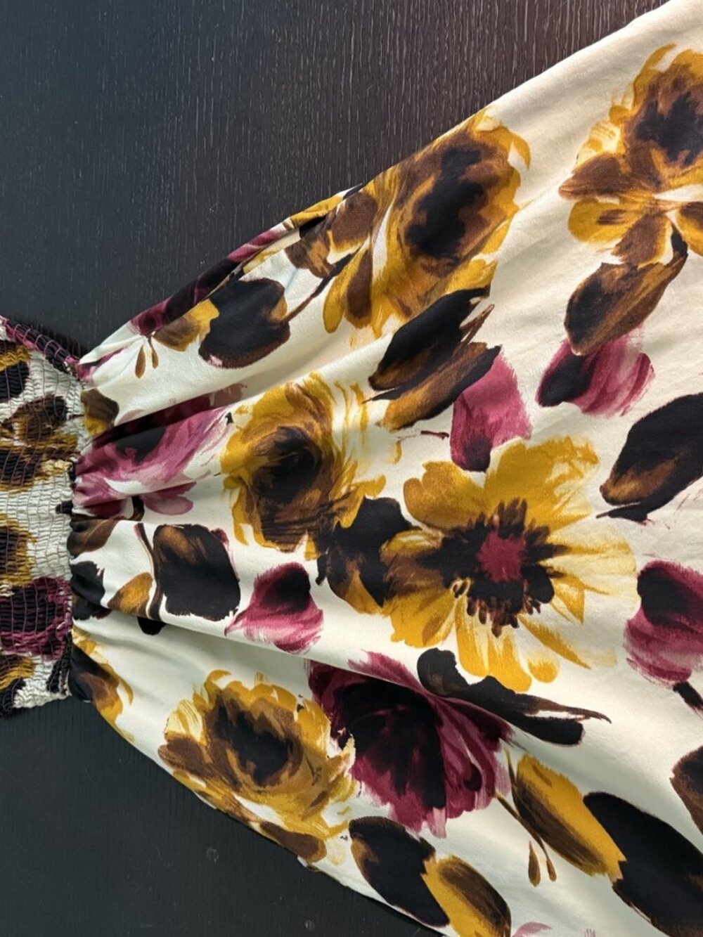 Moulinette Soeurs Anthropologie 100% Silk Floral Racerback Dress Size 0